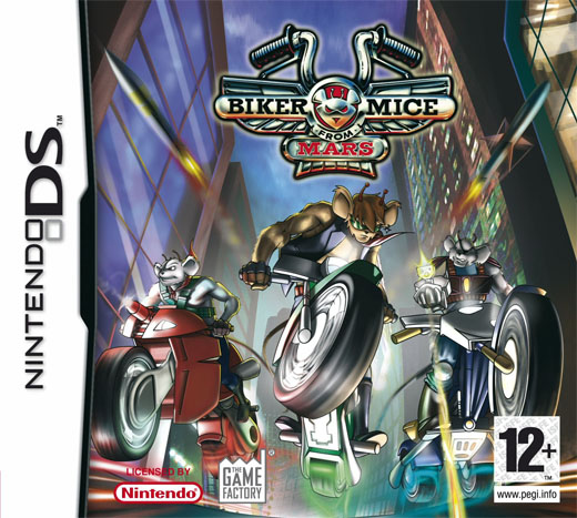 Caratula de Biker Mice from Mars para Nintendo DS