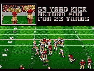 Pantallazo de Bill Walsh College Football 95 para Sega Megadrive