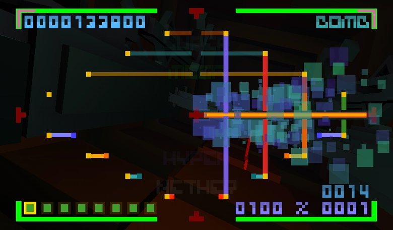 Pantallazo de Bit.Trip: Core (Wii Ware) para Wii