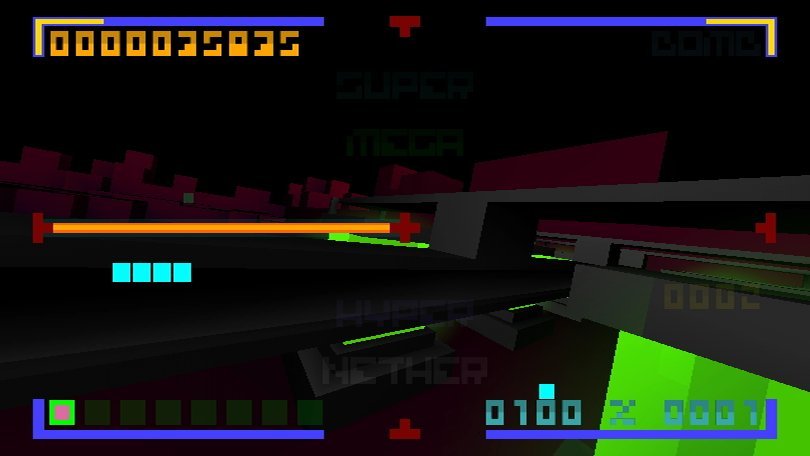 Pantallazo de Bit.Trip: Core (Wii Ware) para Wii