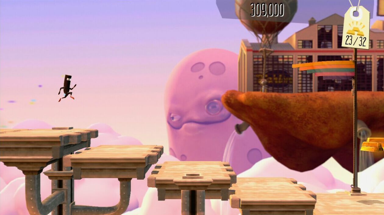 Pantallazo de Bit.Trip Presents: Runner 2 - Future Legend of Rhythm Alien para Xbox 360