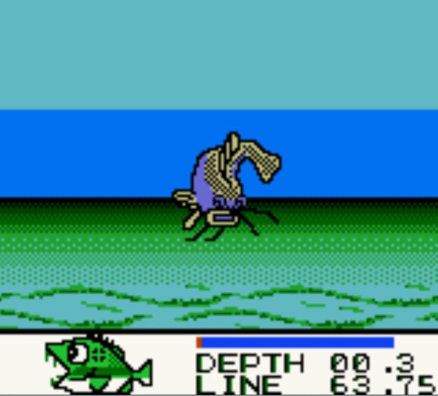 Pantallazo de Black Bass Lure Fishing para Game Boy Color