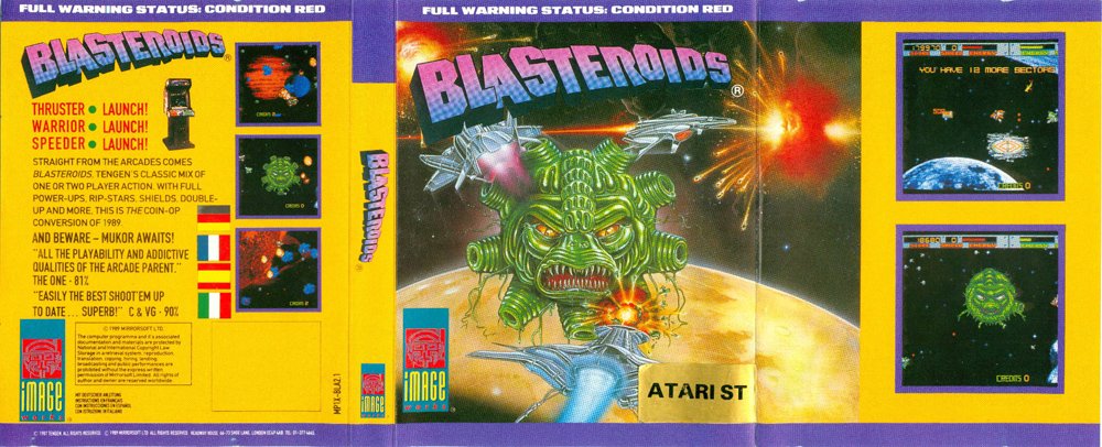 Caratula de Blasteroids para Atari ST