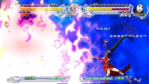 Pantallazo de BlazBlue: Calamity Trigger Portable para PSP