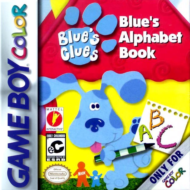 Caratula de Blue's Clues - Blue's Alphabet Book para Game Boy Color