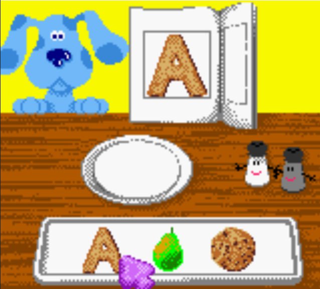 Pantallazo de Blue's Clues - Blue's Alphabet Book para Game Boy Color