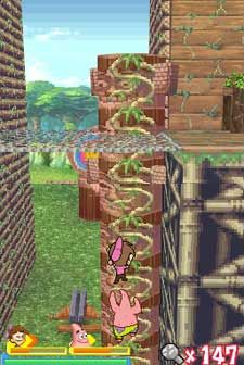 Pantallazo de Bob Esponja: El Ataque De Los Juguetes Robóticos para Nintendo DS