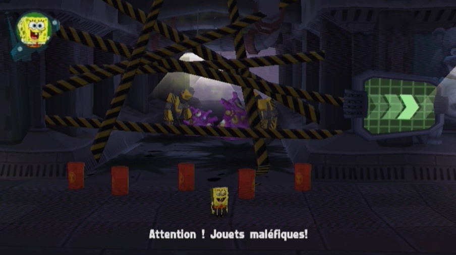 Pantallazo de Bob Esponja: El Ataque De Los Juguetes Robóticos para Wii
