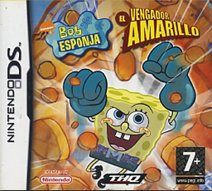 Caratula de Bob Esponja: El Vengador Amarillo para Nintendo DS