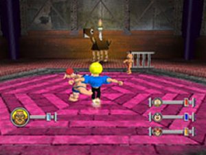 Pantallazo de Bobobo-bo Bo-bobo Dasshutsu!! Hazike Royal (Japonés) para GameCube