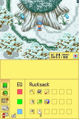 Pantallazo de Bokujou Monogatari: Colobockle Station (Japonés) para Nintendo DS