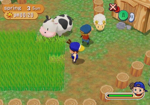 Pantallazo de Bokujou Monogatari: Shiawase no Uta (Japonés) para GameCube