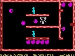 Pantallazo de Bomber Bob in Pentagon Capers para Spectrum