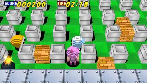 Pantallazo de Bomberman Bakufuu Sentai Bombermen (Japonés) para PSP