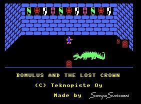 Pantallazo de Bomulus and the lost Crown para MSX