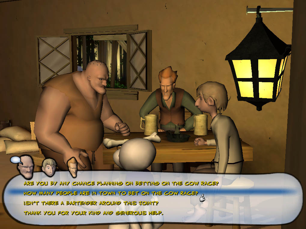 Pantallazo de Bone: The Great Cow Race para PC