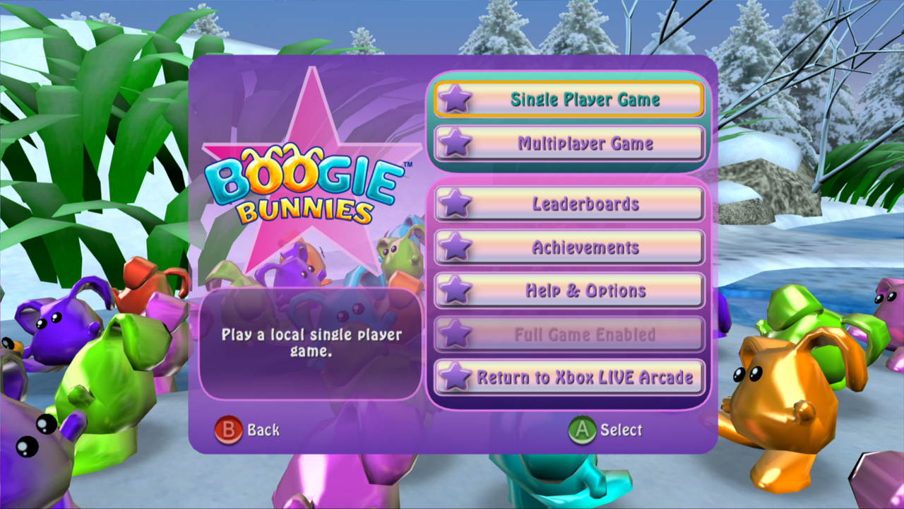 Pantallazo de Boogie Bunnies (Xbox Live Arcade) para Xbox 360