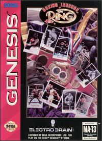 Caratula de Boxing Legends of the Ring para Sega Megadrive