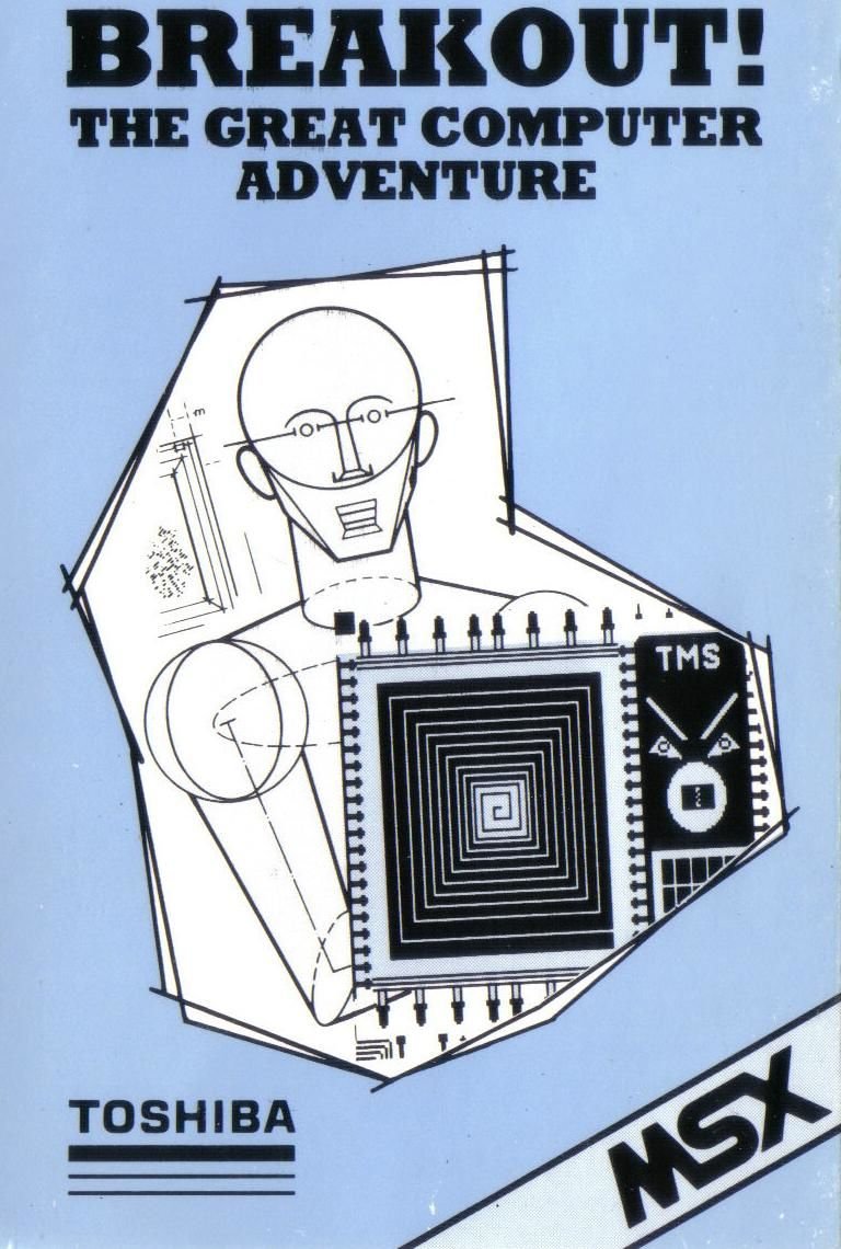 Caratula de Breakout! The Great Computer Adventure para MSX