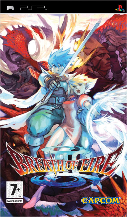 Caratula de Breath of Fire 3 para PSP