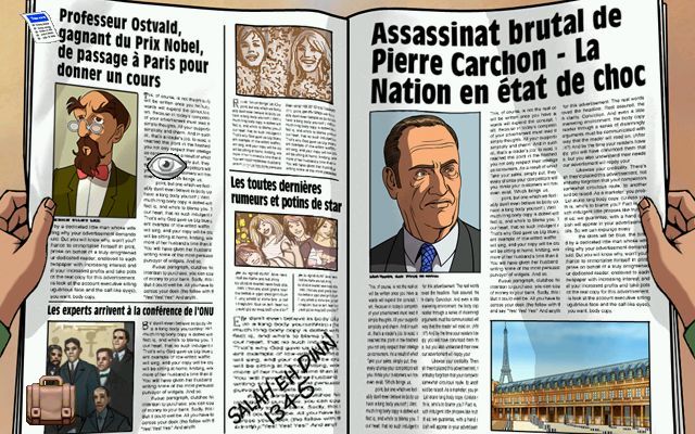 Pantallazo de Broken Sword The Shadow of The Templars Directors Cut para Wii