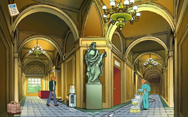 Pantallazo de Broken Sword The Shadow of The Templars Directors Cut para Wii