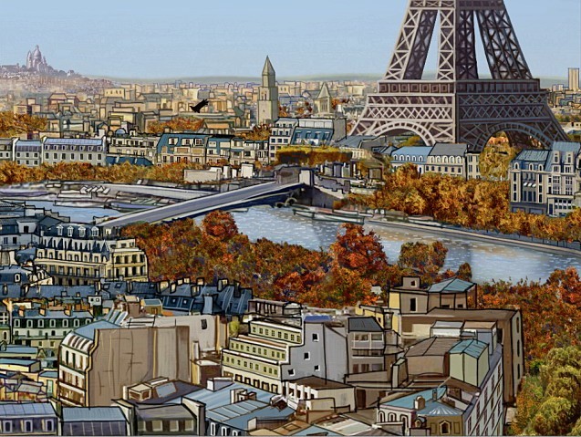 Pantallazo de Broken Sword The Shadow of The Templars Directors Cut para Wii