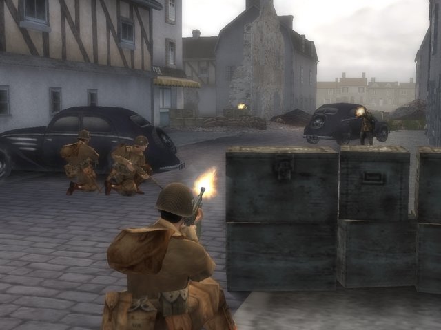 Pantallazo de Brothers in Arms: Meiyo no Daishou (Japonés) para PlayStation 2