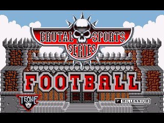 Pantallazo de Brutal Football: Brutal Sports Series para Amiga