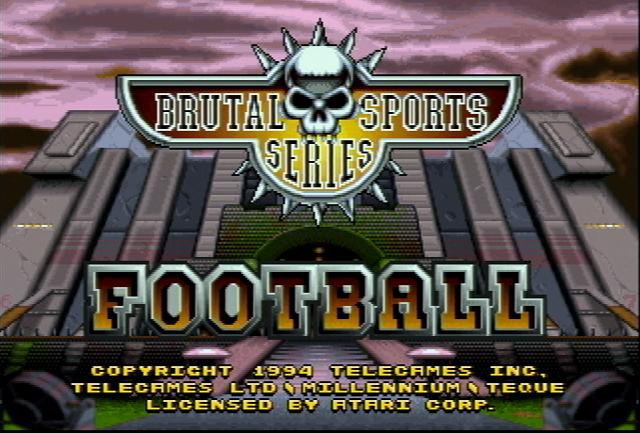 Pantallazo de Brutal Sports Football para Atari Jaguar