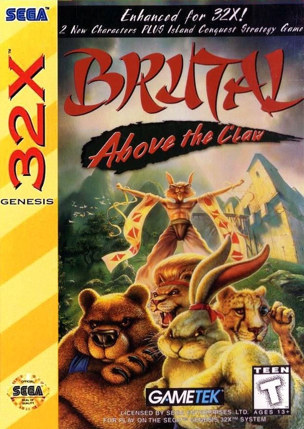 Caratula de Brutal Unleashed: Above the Claw para Sega 32x
