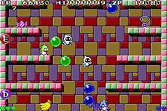 Pantallazo de Bubble Bobble: Old and New para Game Boy Advance