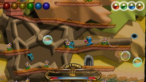 Pantallazo de Bubble Bobble Magical Tower Daisakusen (Japonés) para PSP