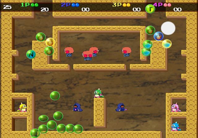 Pantallazo de Bubble Bobble Plus (Wii Ware) para Wii