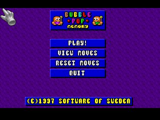 Pantallazo de Bubble Pop Memory para Amiga