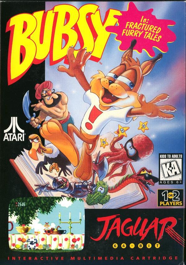 Caratula de Bubsy in: Fractured Furry Tales para Atari Jaguar