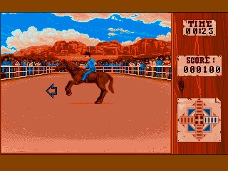 Pantallazo de Buffalo Bill's Wild West Show para Amiga