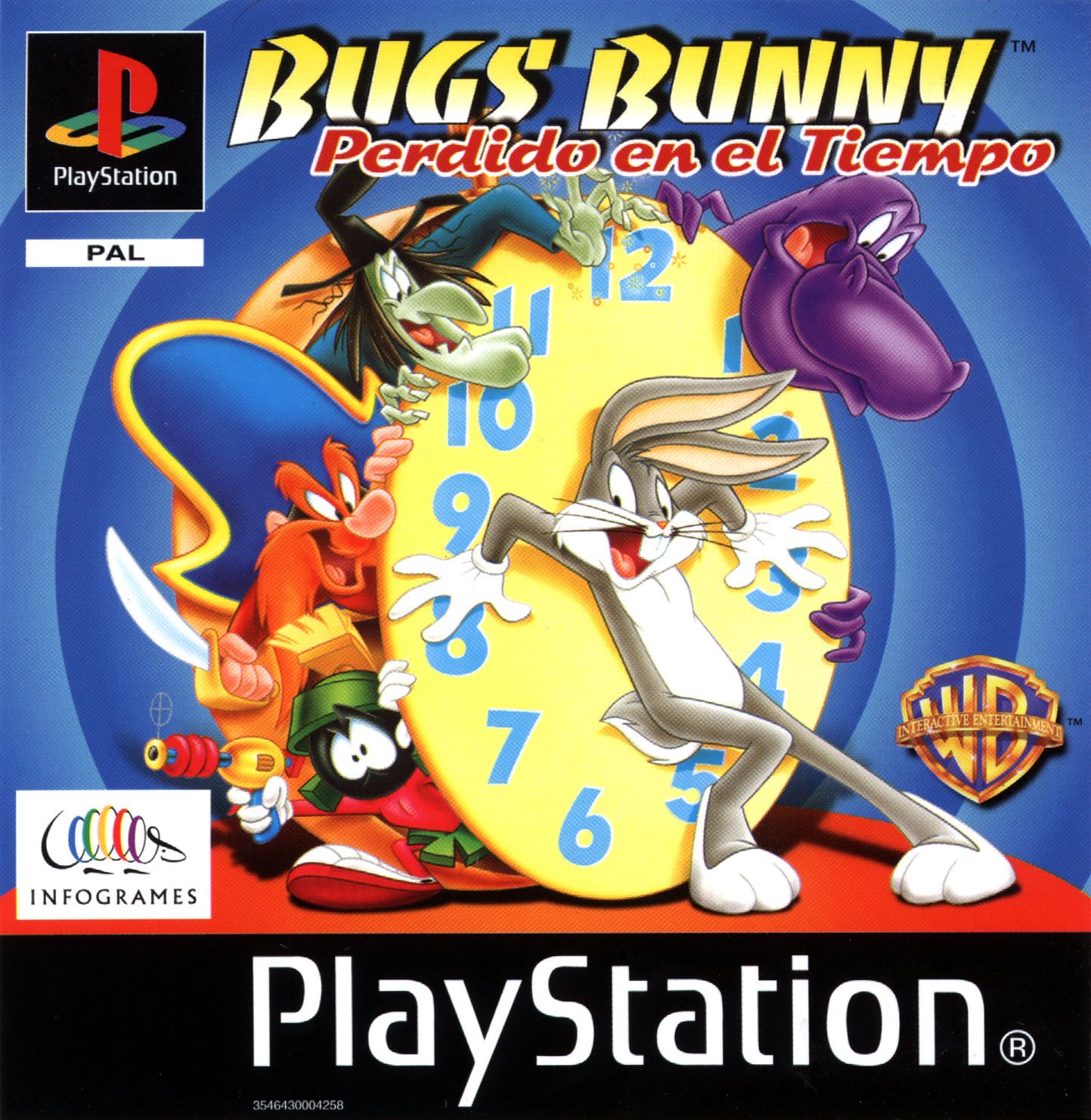 Caratula de Bugs Bunny Perdido en el Tiempo para PlayStation