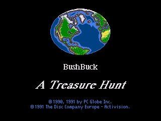Pantallazo de Bush Buck: A Global Treasure Hunt para Amiga