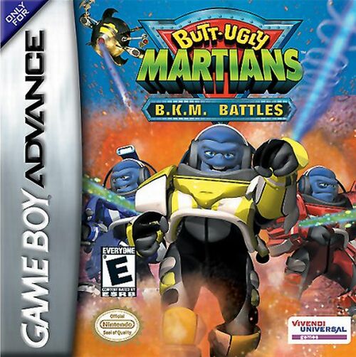 Caratula de Butt-Ugly Martians: B.K.M. Battles para Game Boy Advance