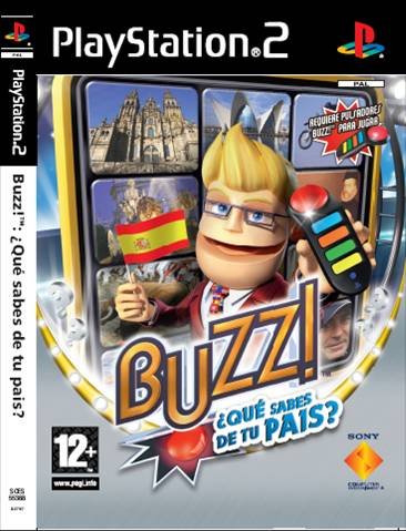 Caratula de Buzz!: ¿Qué sabes de tu país? para PlayStation 2