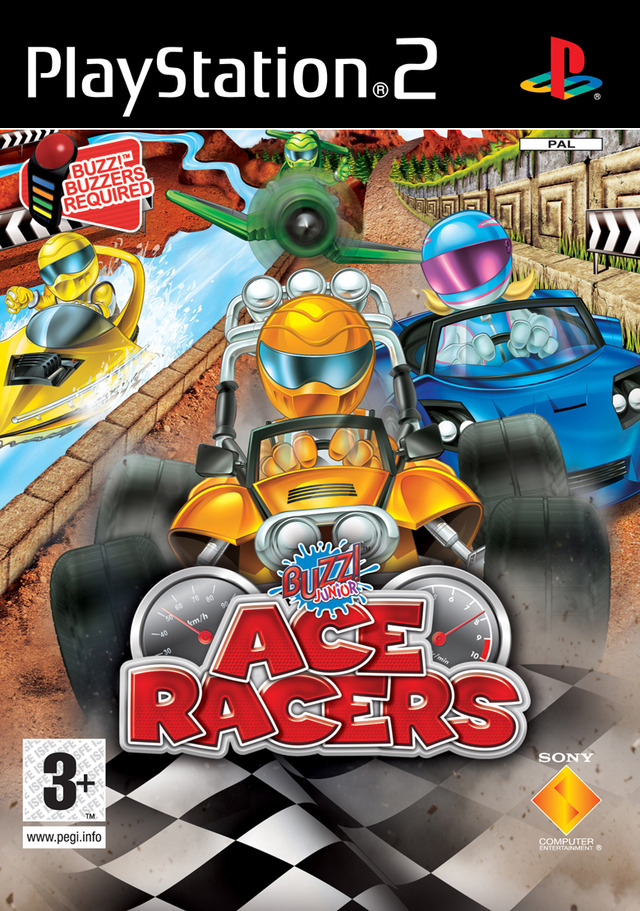 Caratula de Buzz! Junior: Carreras Locas para PlayStation 2