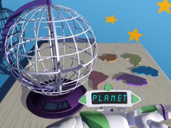 Pantallazo de Buzz Lightyear Learning 1st Grade para PC