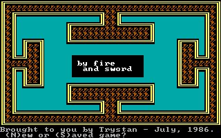 Pantallazo de By Fire and Sword para PC