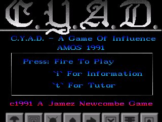 Pantallazo de C.Y.A.D. A Game of Influence para Amiga