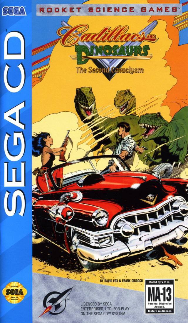 Caratula de Cadillacs and Dinosaurs: The Second Cataclysm para Sega CD