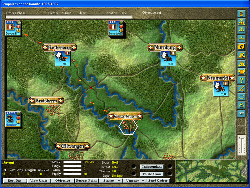 Pantallazo de Campaigns on the Danube 1805 & 1809 para PC