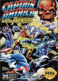 Caratula de Captain America and The Avengers para Sega Megadrive