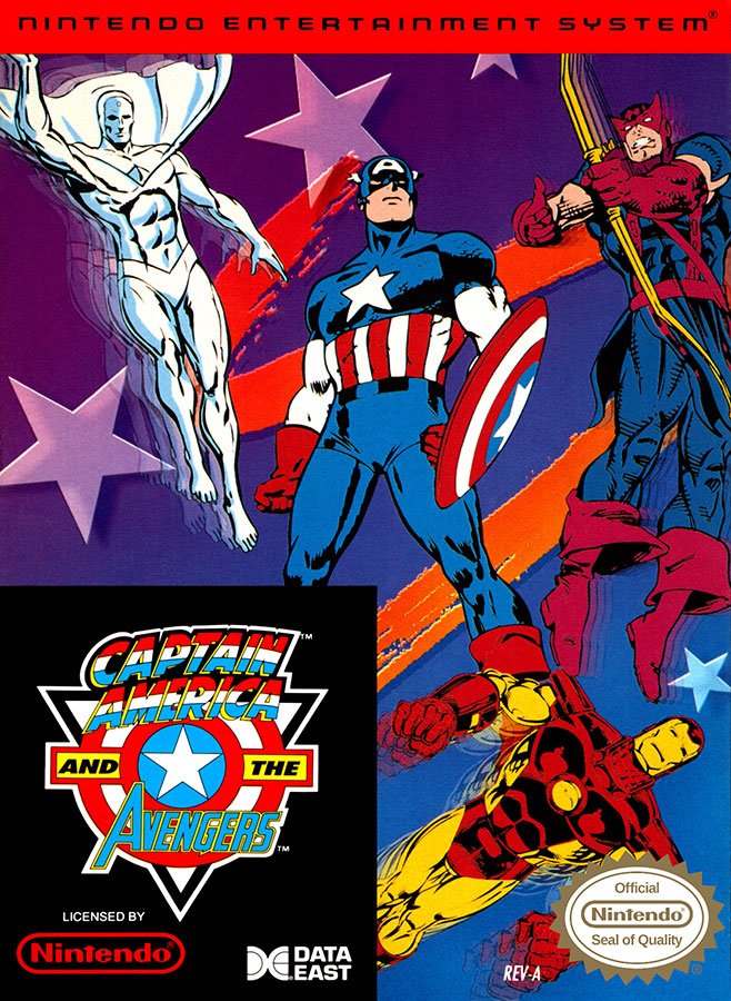 Caratula de Captain America and The Avengers para Nintendo (NES)