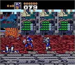 Pantallazo de Captain America and The Avengers para Super Nintendo